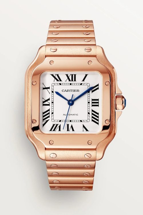 Cartier Santos de Cartier 18k Rose Gold 351mm WGSA0031