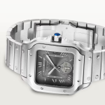 Cartier Santos de Cartier Dual Time Stainless Steel 402mm Ref WSSA0076 WSSA0076-4.jpg