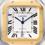 Cartier Santos de Cartier Stainless Steel and 18k Yellow Gold 398mm Ref W2SA0009 W2SA0009-2.jpg
