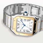 Cartier Santos de Cartier Stainless Steel and 18k Yellow Gold 398mm Ref W2SA0009 W2SA0009-7.jpg
