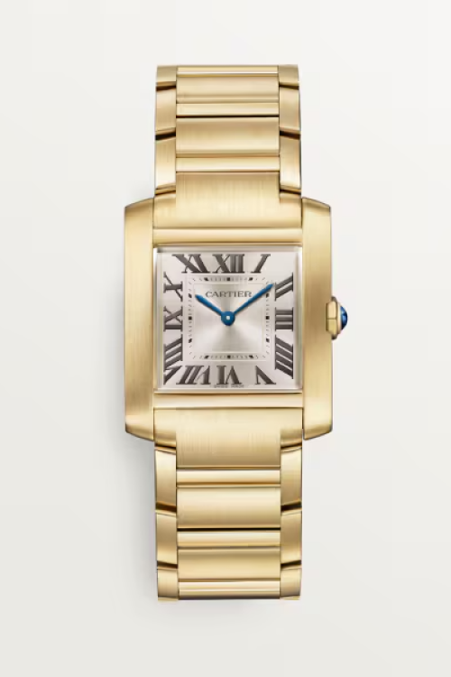 Cartier Tank Francaise 18k Yellow Gold 32mm x 27mm WGTA0113