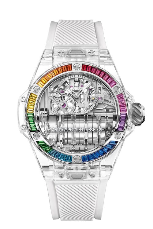 Hublot Big Bang MP-11 POWER RESERVE 14 DAYS SAPPHIRE RAINBOW 911.JX.0102.RW.4099