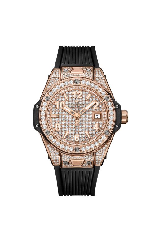 Hublot Big Bang ONE CLICK KING GOLD FULL PAVÉ 485.OX.9000.RX.1604