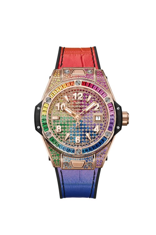Hublot Big Bang ONE CLICK KING GOLD RAINBOW 485.OX.9900.LR.0999