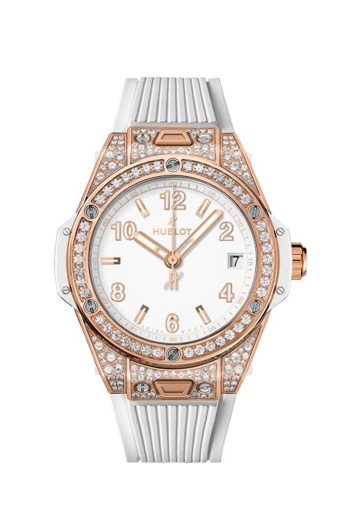 Hublot Big Bang ONE CLICK KING GOLD WHITE PAVÉ 465.OE.2080.RW.1604