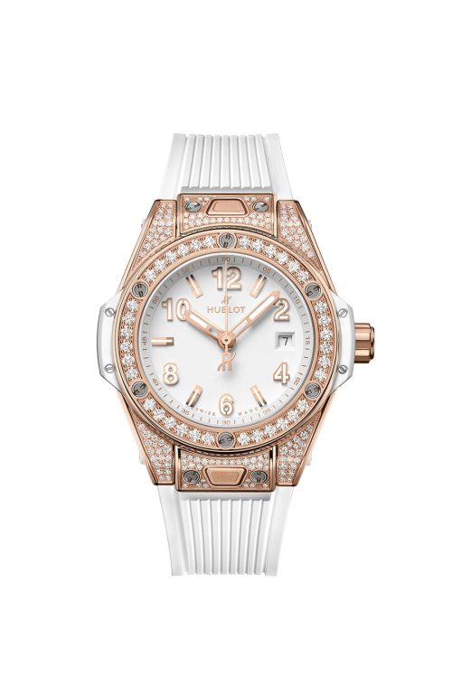 Hublot Big Bang ONE CLICK KING GOLD WHITE PAVÉ 485.OE.2080.RW.1604