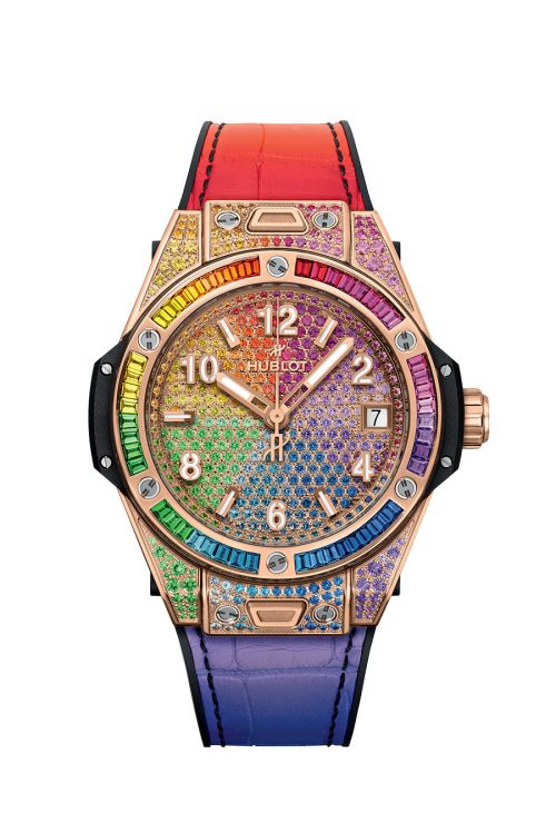 Hublot Big Bang ONE CLICK RAINBOW KING GOLD 465.OX.9900.LR.0999
