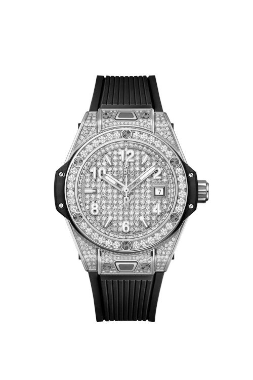 Hublot Big Bang ONE CLICK STEEL FULL PAVÉ 485.SX.9000.RX.1604
