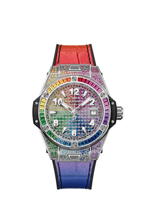 Hublot Big Bang ONE CLICK STEEL RAINBOW 485.SX.9900.LR.0999