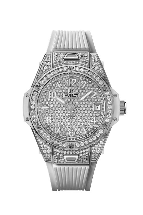 Hublot Big Bang ONE CLICK STEEL WHITE FULL PAVÉ 465.SE.9010.RW.1604