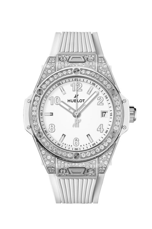 Hublot Big Bang ONE CLICK STEEL WHITE PAVÉ 465.SE.2010.RW.1604