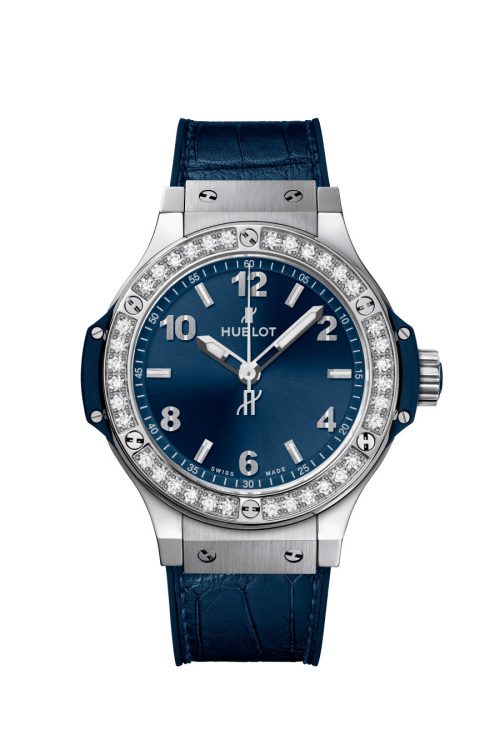 Hublot Big Bang Steel Blue Diamonds 38 mm 361.SX.7170.LR.1204