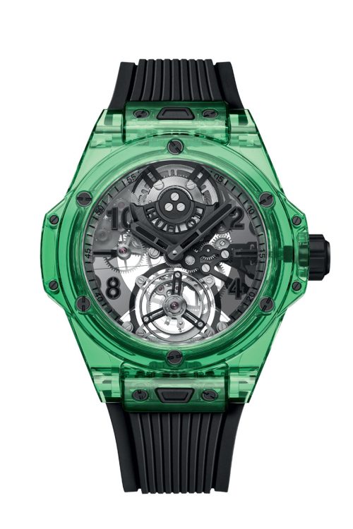Hublot Big Bang Tourbillon Automatic Green SAXEM 44 429.JG.0110.RT
