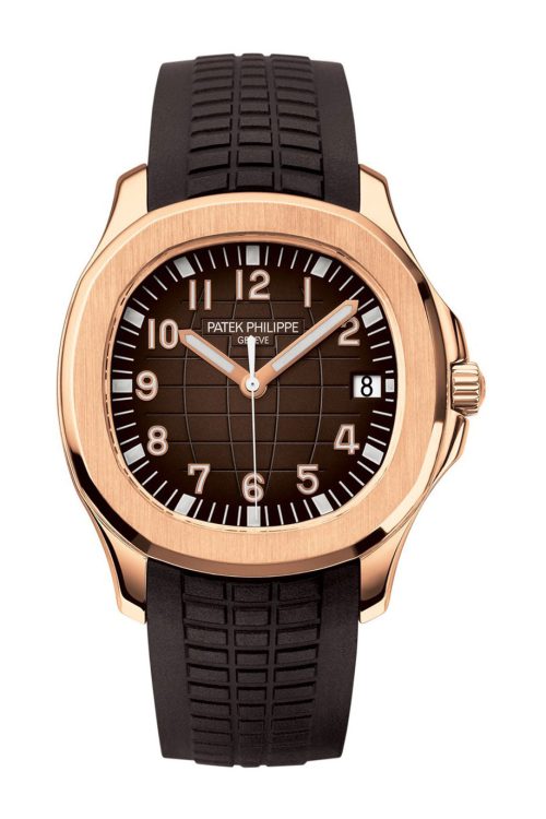 Patek Philippe Aquanaut Date Sweep Seconds Watch 18k Rose Gold 408mm 5167R-001