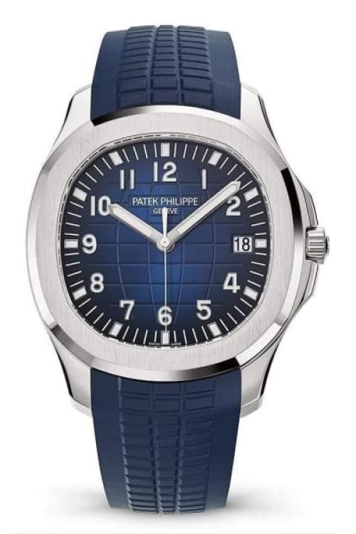 Patek Philippe Aquanaut Date Sweep Seconds Watch 18k White Gold 422 mm 5168G-001