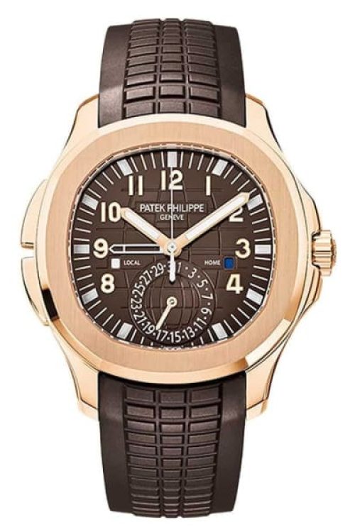 Patek Philippe Aquanaut Travel Time 18k Rose Gold 408mm 5164R-001