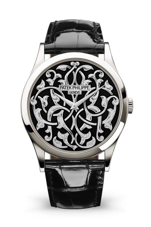 Patek Philippe Calatrava Volutes and Arabesques Platinum 38mm 5088/100P-001