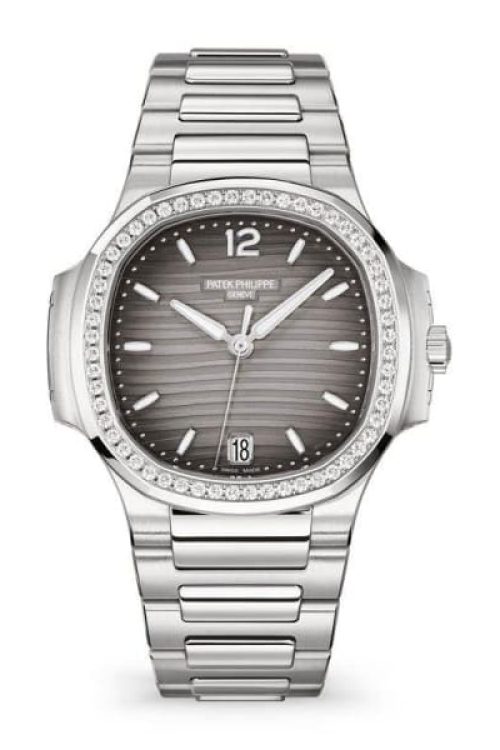 Patek Philippe Nautilus Ladies Automatic Watch Stainless Steel and Diamonds 352mm 71181/200A-011