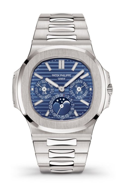 Patek Philippe Nautilus Perpetual Calendar Watch 18k White Gold 40mm 5740/1G-001