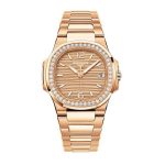 Patek Philippe Nautilus Quartz Diamond Ladies Watch 18k Rose Gold 32mm Ref 70101R-012 70101R-012-1.jpg