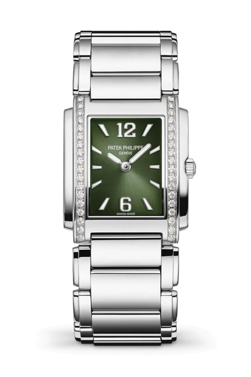 Patek Philippe Twenty4 Quartz Ladies Watch Stainless Steel with 36 Diamond 042 ct 251 x 30 mm 4910/1200A-011