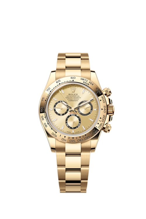 Rolex Cosmograph Daytona 40mm 18k Yellow Gold 126508-0005