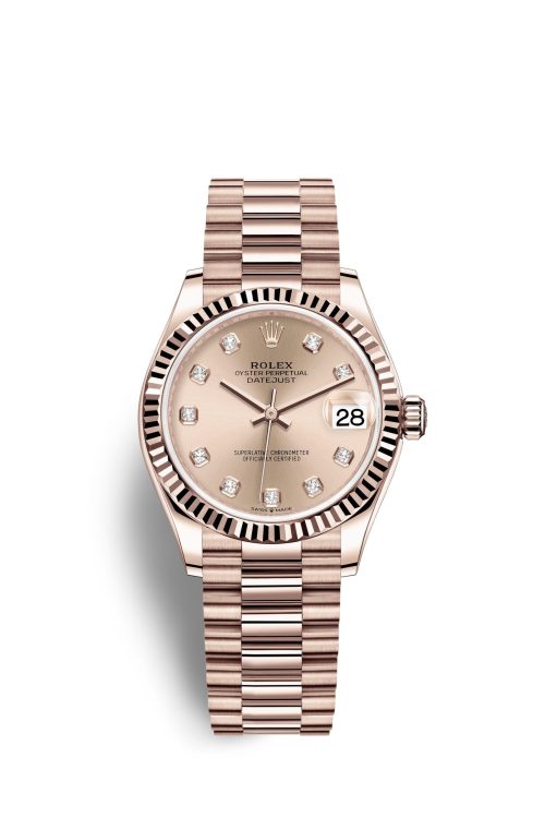 Rolex Datejust 31 18k Everose Gold 278275-0031