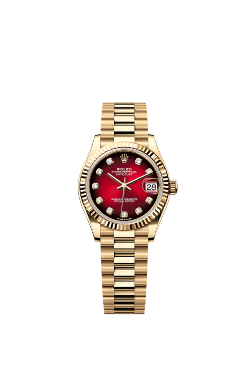 Rolex Datejust 31 18k Yellow Gold Diamonds 278278-0049