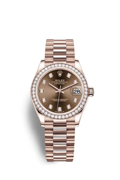 Rolex Datejust 31 18kt Everose Gold 278285RBR-0006
