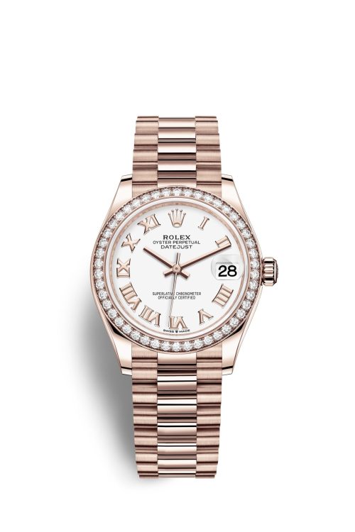 Rolex Datejust 31 18kt Everose Gold 278285RBR-0008