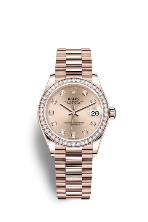 Rolex Datejust 31 18kt Everose Gold 278285RBR-0025