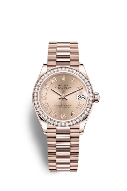 Rolex Datejust 31 18kt Everose Gold 278285RBR-0029