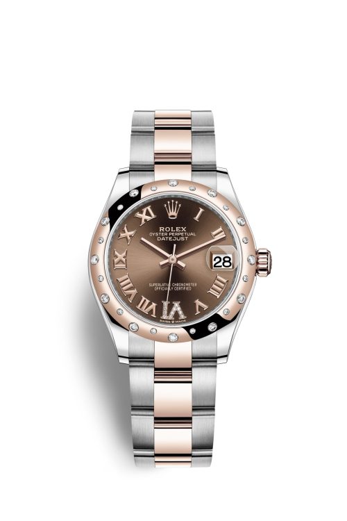 Rolex Datejust 31 Oystersteel 18kt Everose Gold and diamonds 278341RBR-0003