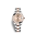 Rolex Datejust 31 Oystersteel 18kt Everose Gold and diamonds Ref 278341RBR-0005 278341RBR-0005-1.jpg