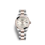 Rolex Datejust 31 Oystersteel 18kt Everose Gold and diamonds Ref 278341RBR-0015 278341RBR-0015-1.jpg