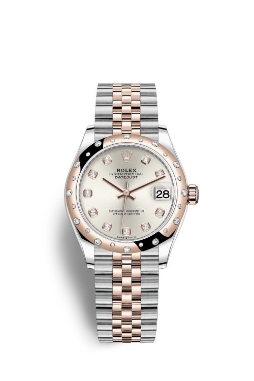 Rolex Datejust 31 Oystersteel 18kt Everose Gold and diamonds 278341RBR-0016