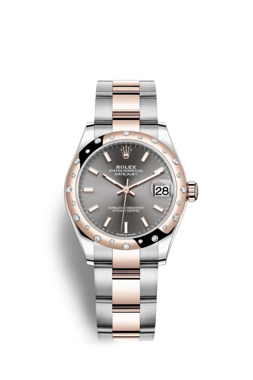 Rolex Datejust 31 Oystersteel 18kt Everose Gold and diamonds 278341RBR-0017