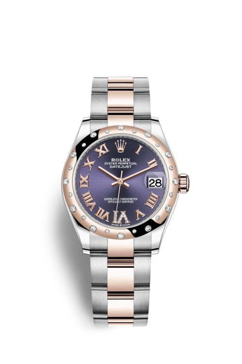 Rolex Datejust 31 Oystersteel 18kt Everose Gold and diamonds 278341RBR-0019