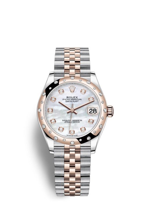 Rolex Datejust 31 Oystersteel 18kt Everose Gold and diamonds 278341RBR-0026