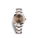 Rolex Datejust 31 Oystersteel 18kt Everose Gold and diamonds Ref 278341RBR-0027 278341RBR-0027-1.jpg