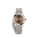 Rolex Datejust 31 Oystersteel 18kt Everose Gold and diamonds Ref 278341RBR-0028 278341RBR-0028-1.jpg