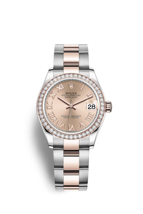 Rolex Datejust 31 Oystersteel 18kt Everose Gold and diamonds 278381RBR-0001
