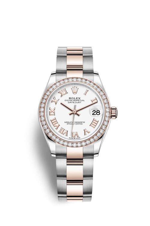 Rolex Datejust 31 Oystersteel 18kt Everose Gold and diamonds 278381RBR-0003