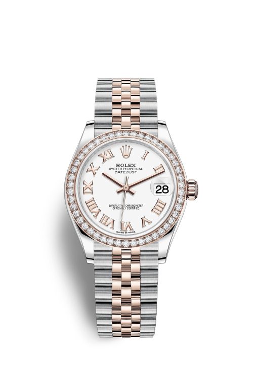 Rolex Datejust 31 Oystersteel 18kt Everose Gold and diamonds 278381RBR-0004