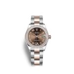 Rolex Datejust 31 Oystersteel 18kt Everose Gold and diamonds Ref 278381RBR-0005 278381RBR-0005-1.jpg