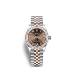 Rolex Datejust 31 Oystersteel 18kt Everose Gold and diamonds Ref 278381RBR-0006 278381RBR-0006-1.jpg