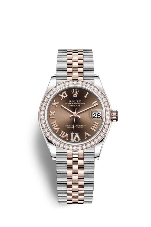 Rolex Datejust 31 Oystersteel 18kt Everose Gold and diamonds 278381RBR-0006