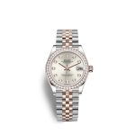 Rolex Datejust 31 Oystersteel 18kt Everose Gold and diamonds Ref 278381RBR-0016 278381RBR-0016-1.jpg