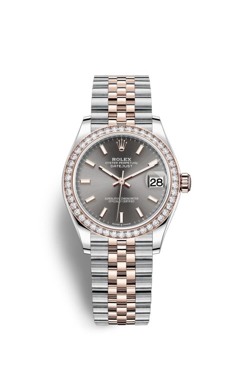 Rolex Datejust 31 Oystersteel 18kt Everose Gold and diamonds 278381RBR-0018