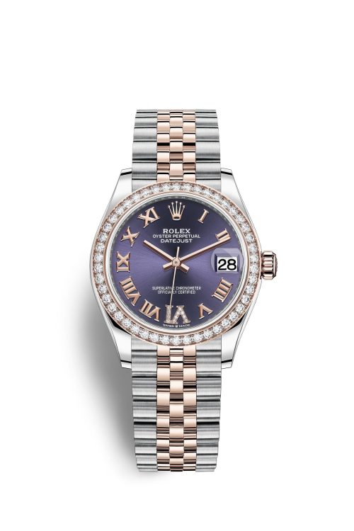 Rolex Datejust 31 Oystersteel 18kt Everose Gold and diamonds 278381RBR-0020